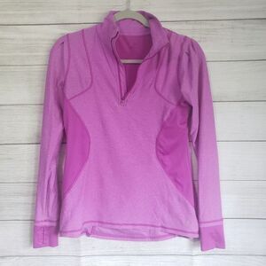 C9 Champion XS Pink Athleisure Half Zip Top Fitted Workout Gym Chic